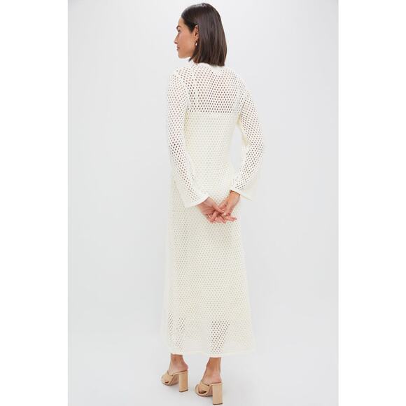 HYACINTH HOUSE Cream Knit Amanyara Maxi Dress Size XL NWT Retail $178 Tuckernuck - Picture 2 of 8